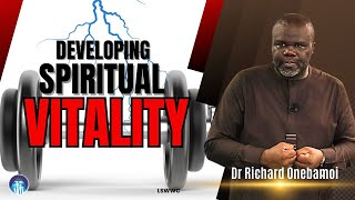 Thanksgiving service  Developing spiritual vitality  with Dr Richard Onebamoi [upl. by Anallese]