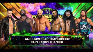 Universal Championship Elimination Chamber Match  WWE Full Match Showdown 🔥 [upl. by Klemperer643]