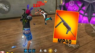 SOLO RUSHADÃO NA RANQUEADA MP40 É A MELHOR SMG FREE FIRE MOBILE [upl. by Romelle]