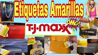 😱 OMG 😱 TJMaxx REMATA Bolsas y Carteras de MARCA con ETIQUETA AMARILLA Increíble lo que vi 👀 [upl. by Mandel768]