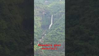 Khandala Ghat waterfall khandala lonavala waterfall youtube youtubeshorts trending viralvideo [upl. by Ydal]