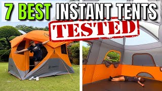 The 7 BEST Instant Tents Bought amp Tested [upl. by Ping452]