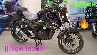 Gixxer 155 New Model 2024 😱  New Gixxer 150  Suzuki Gixxer 2024  Awesome Black Colour  Bike Look [upl. by Oremo]