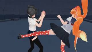 MMD Ayano VS Osana [upl. by Grefer]