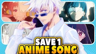 SAVE 1 ANIME SONG for each ARTIST 🎵🔥 Anime Music Quiz Challenge [upl. by Rovit]