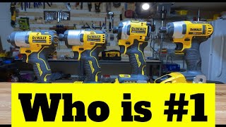 Which DeWalt impact is right for you DCF801 DCF840 DCF850 DCF885 [upl. by Olatha40]