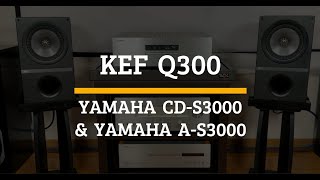 KEF Q300 YAMAHA CDS3000 AS3000 Vintage Audio hearing test 1 [upl. by Colleen]