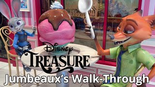 NEW Jumbeauxs Sweets WalkThrough  Disney Treasure  Disney Cruise Line [upl. by Dhiman]