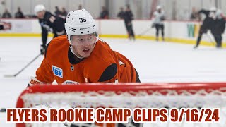 Philadelphia Flyers Rookie Camp Clips  91624 [upl. by Vere]