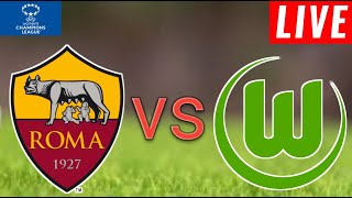 As Roma Woman vs Wolfsburg Women Live Score l Uefa Champions League Women 2024 [upl. by Laws]