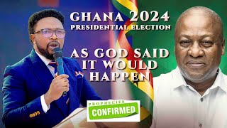 JOSHUA IGINLA PROPHECIES ABOUT GHANA 2024 PRESIDENTIAL ELECTION CONFIRMATION [upl. by Nadirehs]