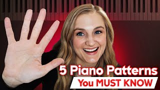 5 MUST KNOW Piano Chord Patterns That Turn Beginners Into Pros [upl. by Niraa]