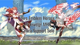 Fire Emblem Heroes  Hræsvelgr Mythic Hero Battle ABYSSAL  Celica Support Solo [upl. by Cherise]