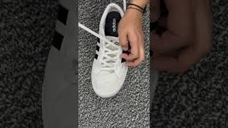 Simplest Shoe laces trick😻 shorts ytshorts youtubeshorts solerefresh11 [upl. by Eckel]