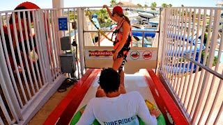 Sidewinder Water Slide at Golfland Sunsplash Mesa POV [upl. by Joleen]