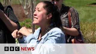 Mass shooting survivors plea after Nashville school attack  BBC News [upl. by Nenad571]