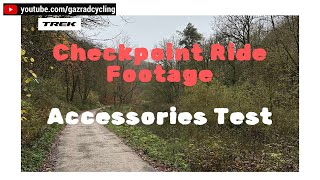 Trek Checkpoint Trail Ride  Duel Garmin GoPro Mount Test [upl. by Aicyle155]