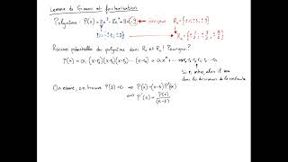 Lemme de Gauss et Factorisation [upl. by Nnylrahc]