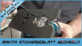 Makita Stichsägeblatt wechseln [upl. by Amihsat268]