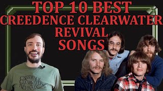 Undeniably the top 10 best CREEDENCE CLEARWATER REVIVAL songs  History amp Ranking [upl. by Netsuj249]