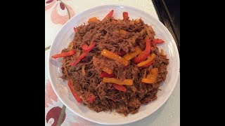 INSTANT POT  Shredded Meat with Peppers  Mumtaz Hasham [upl. by Pavier]