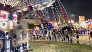 Zahraa’ Went on The Swing Ride at The Kiwanis Ogeechee Fair2024 [upl. by Fujio891]