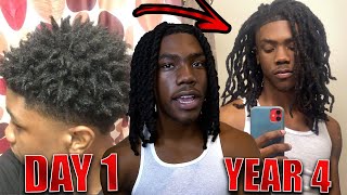 MY LOC JOURNEY 4 YEARS  DAY 1 to YEAR 4 CRAZY GROWTH [upl. by Johm721]