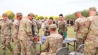 12Mile Parade Fort Bliss Soldiers Celebrate Expert Badge [upl. by Aihcela]