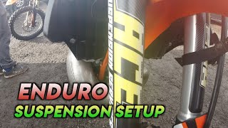 ENDURO SUSPENSION SETUP  Testing Ktech ORVS amp Bladder Kits [upl. by Ricky]