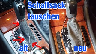 Schaltsack wechseln tauschen Schritt für Schritt W203 CKlasse Automatik [upl. by Clarisa339]