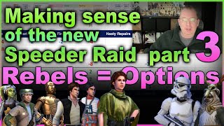 Part 3  Speeder Bike Raid Strategies  Rebels play nice w Troopers amp Ewoks Evade Evade Basic [upl. by Ecnerwal190]