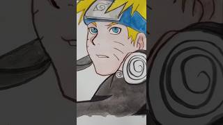 Naruto watercolor naruto narutouzumaki sasuke boruto narutoshippuden anime watercolor shorts [upl. by Myrlene]