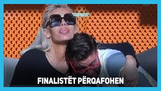 Finalistët përqafohen me njëritjetrin  Big Brother VIP Kosova 2 [upl. by Reitman]