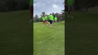 Fake Snake Prank on Friend Ends With Funny Fall on Golf Course  1532767 [upl. by Sly120]