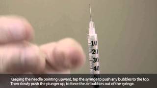 How to draw up and give yourself a subcutaneous injection [upl. by Ysor902]