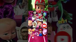 Paw Patrol Ryder Nice Cap Coffin Dance Tiles hop edm rush music game shorts [upl. by Binetta968]