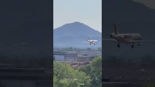 JSX Airlines ERJ135 N252JX Landing at Scottsdale Airport KSDL aviation scottsdale shorts [upl. by Ailee]