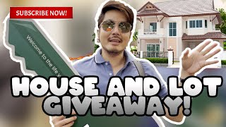 HOUSE AND LOT GIVEAWAY I WILBERT TOLENTINO [upl. by Bayless]