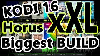 Install The Biggest Kodi 16 Build  IPTV  Sports  Movies  TV Shows [upl. by Nojel]