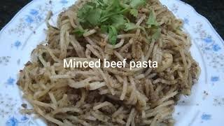 Minced beef pasta [upl. by Llerral4]