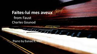 quotFaiteslui mes aveuxquot from Faust  Charles Gounod Piano Accompaniment [upl. by Hpeseoj]