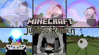 UPDATED Raichu JJK Yuta Ryu and Uro Minecraft Jujutsu Kaisen Addon [upl. by Wiebmer]