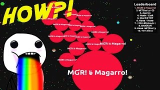 AGARIO FASTEST 45000 SCORE EVER  AGARIO WORLD RECORD [upl. by Aihsikal]