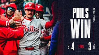 Phillies vs Cardinals Game Highlights 41024  MLB Highlights [upl. by Akirderf533]