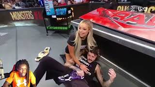 Liv Morgan Helps The Judgment Day Win The World Tag Team Championships Reaction [upl. by Bronnie]