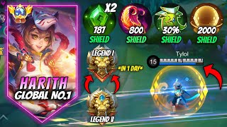 HARITH UNLIMITED SHIELD BUILD AND SPELL FOR NEW SEASON  HARITH BEST BUILD 2024 [upl. by Kannry701]