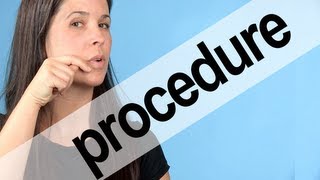 How to Pronounce PROCEDURE  American English [upl. by Ephrem]