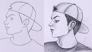 how to draw a boy  drawing for beginners  boy drawing [upl. by Noicnecsa87]