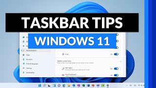 Windows 11 taskbar  How to customize it and other Taskbar features and tips shorts [upl. by Hach]