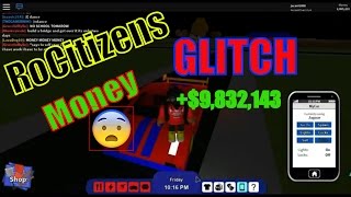 ROBLOX RoCitizens CRAZY MONEY GLITCHHACK  March 2017 [upl. by Anwahsak]